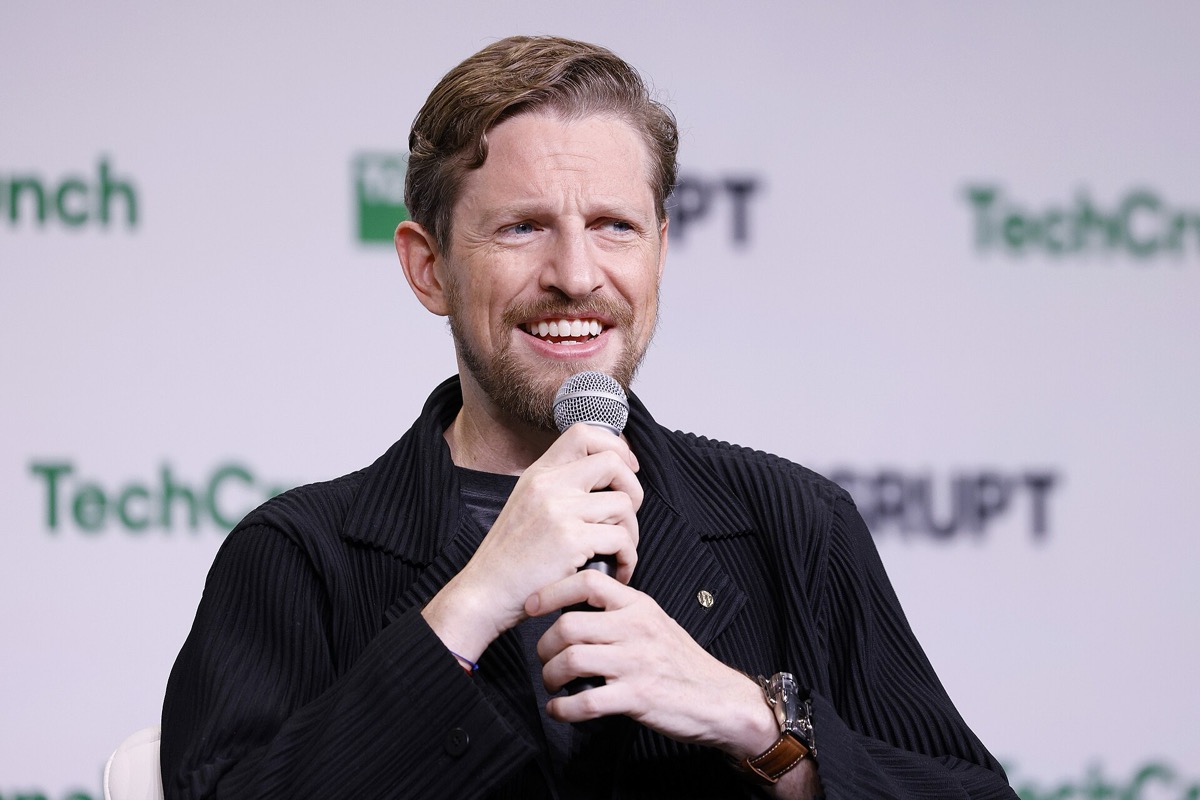 Matt Mullenweg, Mitgründer von WordPress, auf der Bühne der TechCrunch Disrupt 2024